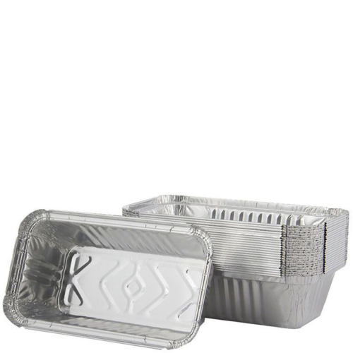 Foil Takeaway Containers Rectangular (No. 6) 725ml/24.5oz (Pack of 500)