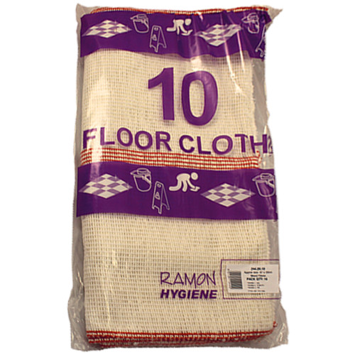 Traditional Floor Cloths (Pack of 10)