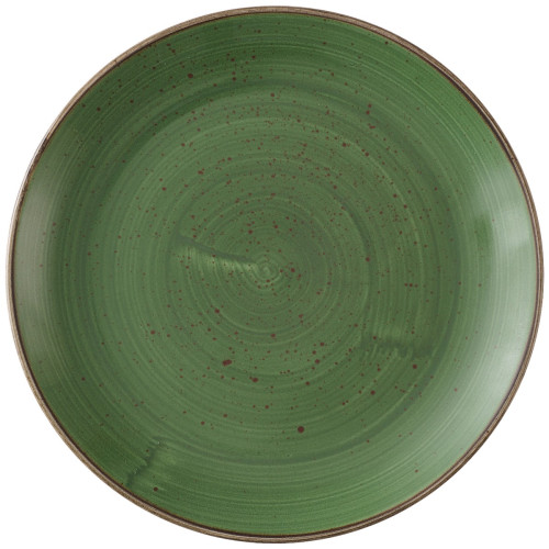 Churchill Stonecast Sorrel Green Evolve Coupe Plate 21.7cm/8.5