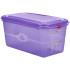 GN 1/3 Gastronorm Sealing Food Storage Container Purple Allergen 150mm 6 Litre (Pack of 6)