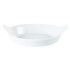 Porcelite Round Eared Dish 18cm (Pack of 6)