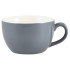Genware Porcelain Bowl Shaped Cup 25cl Grey