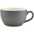 Genware Porcelain Bowl Shaped Cup 25cl Matt Grey