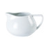 Porcelite White Contemporary Style Milk Jug 280ml/10oz (Pack of 6)