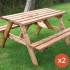 Wooden Picnic Bench A Frame 4 Seats 107cm (Pack of 2)