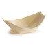 Wooden Serving Boat 8.5x5.5cm - Side