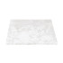 Bolero Square Marble Effect Table Top White 600mm