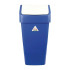 SYR Lucy Polypropylene Swing Bin 50 Litre Blue