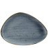 Churchill Stonecast Blueberry Chefs Triangle Plate 30.4 x 20.5cm/12 x 8" (Pack of 6)
