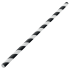 Paper Drinking Straws Black Stripe 8 Inch 20cm (Pack of 250)