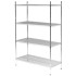 Chrome Wire Commercial Kitchen Racking/Shelving 4 Tier