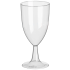 Disposable Plastic Wine Glass 200ml/8oz CE/UKCA Marked Lined 125/175ml (Pack of 120)