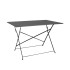 Bolero Pavement Style Folding Table Black 1100 x 700mm