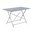 Bolero Pavement Style Folding Table Grey 1100 x 700mm