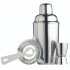 BarCraft Stainless Steel Three Piece Cocktail Gift Set