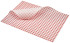 Greaseproof Paper Red Gingham Print 35 x 25cm