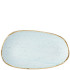 Churchill Stonecast Duck Egg Opal Organic Oblong Platter 26 x 15cm (Pack of 6)
