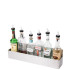 Bar Speed Rail 55cm/22" Cocktail Bottle Rack 6 Bottle Capacity