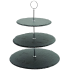 Genware Slate 3 Tier Cake Stand 12/25/30cm