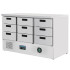 Polar G-Series Refrigerated Counter Fridge with 9 Drawers 368Ltr