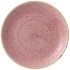 Churchill Stonecast Petal Pink Evolve Coupe Plate 6.5 Ich (Pack of 12)