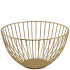 GenWare Round Gold Wire Basket 24 x 13cm