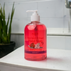 Anti Bacterial Scented Hand Soap - Rose Spirit & Ginger 500ml (Pack of 12)