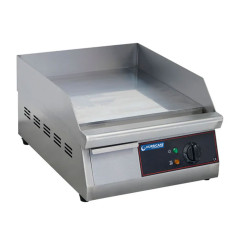 Hurricane Electric Counter Chrome Plated Griddle Flat 40cm