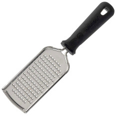 Stainless Steel Fine Grater with Black PerfectGrip Handle