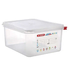 GN 1/2 Gastronorm Sealing Food Storage Container 200mm 12.5 Litre (Pack of 6)