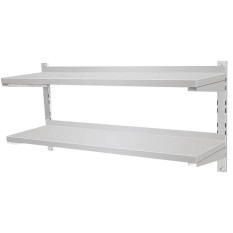 Hurricane Stainless Steel Double Wall Shelf 1200mm