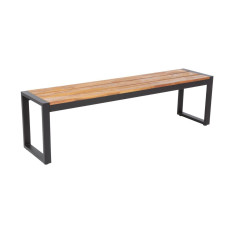 Bolero Steel & Acacia Industrial Bench 1600mm (Pack of 2)