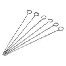 Stainless Steel Skewers 8 Inch (Pack of 6)