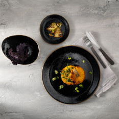 Steelite Craft Liquorice Coupe Plate 15cm/6" (Pack of 36)