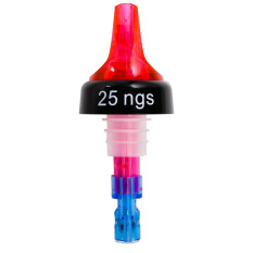 Beaumont 3030 Quick Shot 3 Ball Spirit Pourer 25ml Red