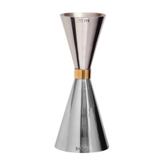 Mezclar Multi Measure Gold Banded Jigger 25ml/50ml