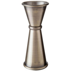 Antique Brass Plated Banded Jigger 25/35/50ml