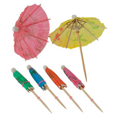 Paper Parasols Mixed Colours (Pack of 144)