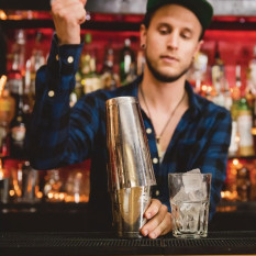 Mezclar Stainless Steel Boston Shaker Set 28oz/18oz