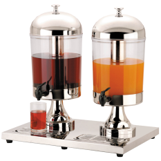 Double Juice Dispenser with Ice Chamber (2x 8 Litre)