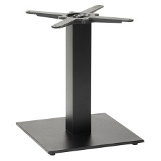 Titan Small Square Black Coffee Height Table Base