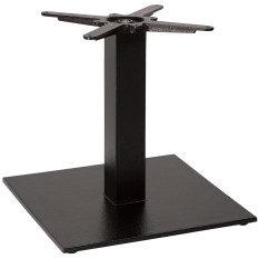 Titan Large Square Black Coffee Height Table Base