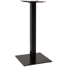 Titan Large Square Black Poseur Height Table Base