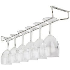Chrome Wine Glass Rack 70cm/24"