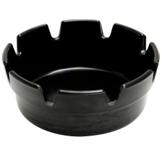 Black Bakelite Crown Style Ashtray