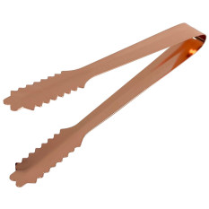 Stainless Steel Ice Tongs Copper Plated 17.8cm/7"