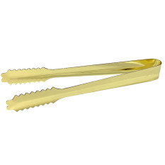 Stainless Steel Ice Tongs Gold Plated 17.8cm/7"