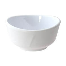 White Melamine Bowl Round 11oz 325ml