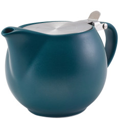 GenWare Porcelain Matt Teal Teapot with Infuser 500ml/17.6oz (Pack of 6)