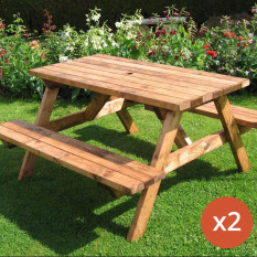 Pub Picnic Bench Heavy Duty 4 Seats